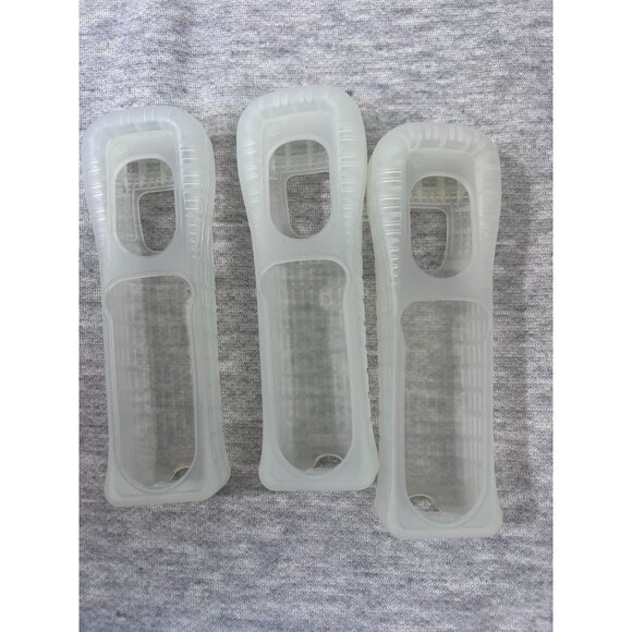 Wi Skins LOT OF 3 Nintendo Wii Silicone Protective Skin Case Cover  T26 - Picture 1 of 6